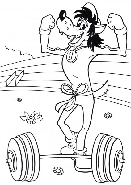 Здоровый образ жизни раскраска