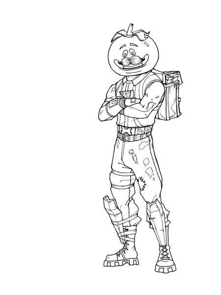 Астро Джек ФОРТНАЙТ раскраска