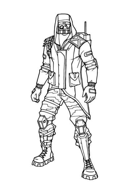 Раскраски ФОРТНАЙТ скины