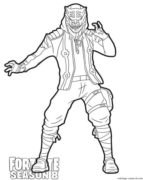 Раскраски для мальчиков из игры ФОРТНАЙТ