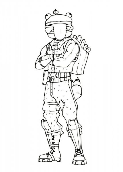 Раскраски ФОРТНАЙТ Джулс