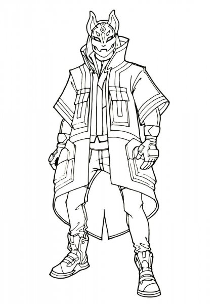 Раскраски для мальчиков ФОРТНАЙТ