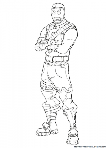 Раскраски Fortnite Battle Royale