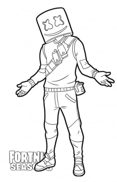 ФОРТНАЙТ картинки раскраски