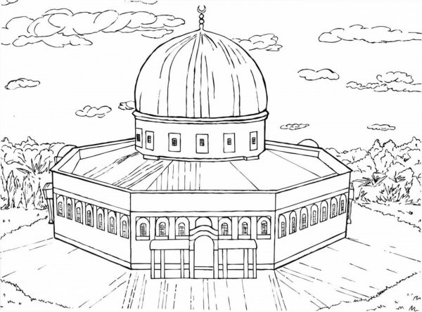 Раскраска Астана город