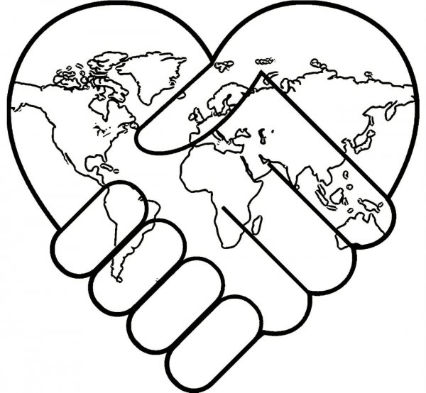 День толерантности раскраска