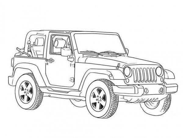 Risovat Wrangler Jeep