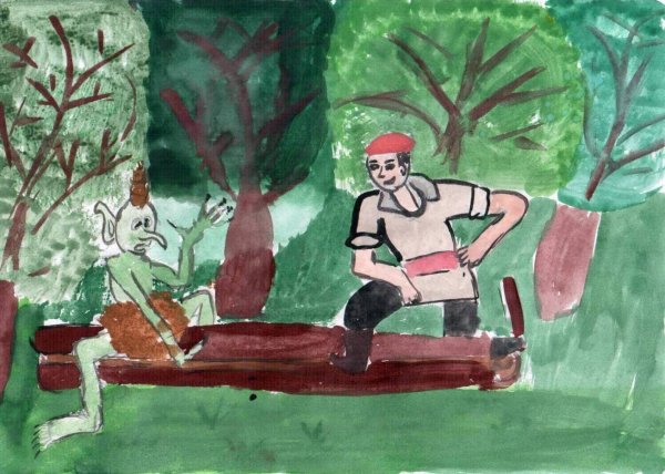 Баки Урманче иллюстрации к Шурале