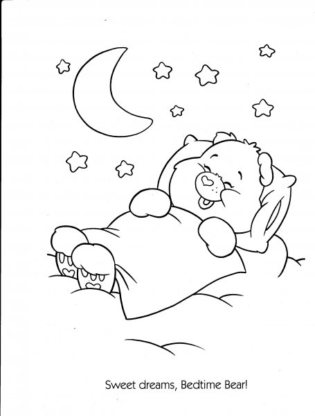 Колыбель раскраска для детей