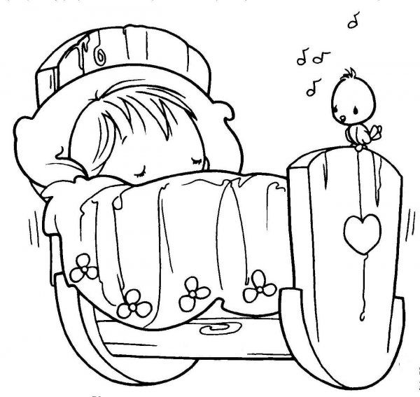 Младенец Христос раскраска