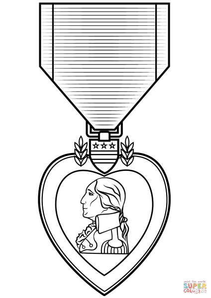 Орден раскраска для детей