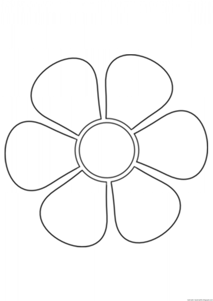 Трафарет ромашки