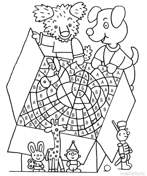 Рисунки на нахождения предметов