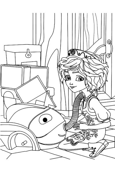 Раскраски сказки Пушкина о царе Салтане