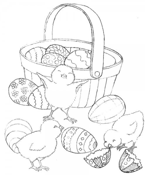 Раскраска Пасха