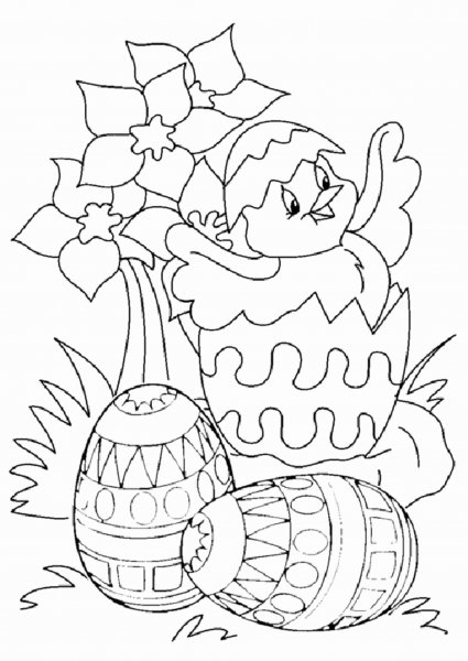 Раскраска Пасха