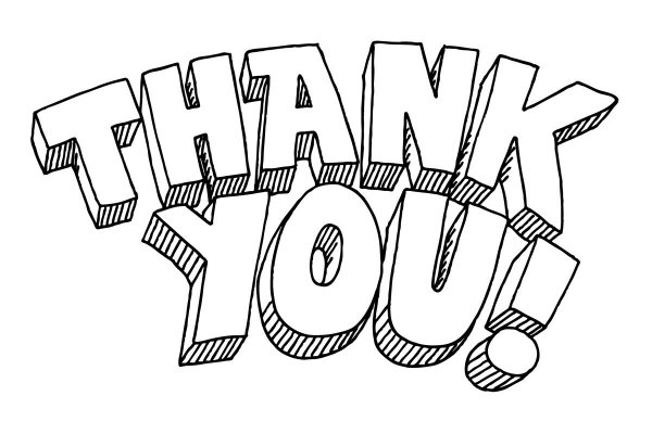 Спасибо за внимание раскраска