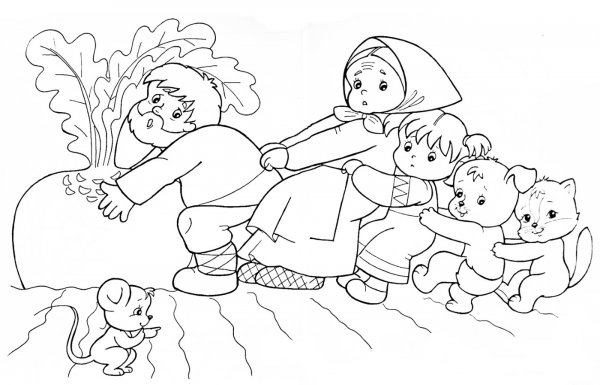 Сказки. Раскраски