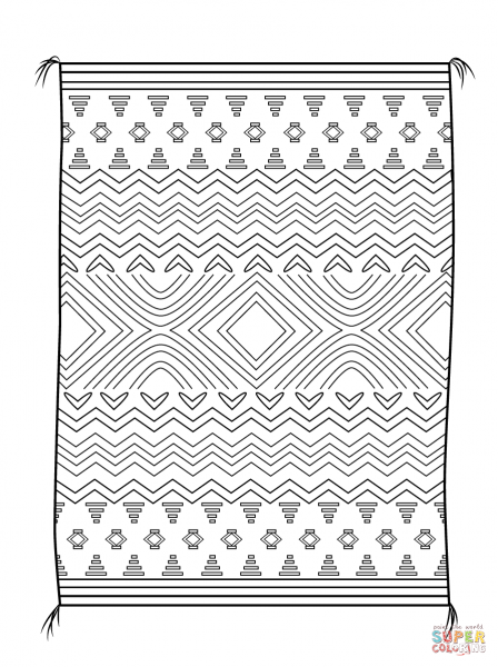 Ковер раскраска