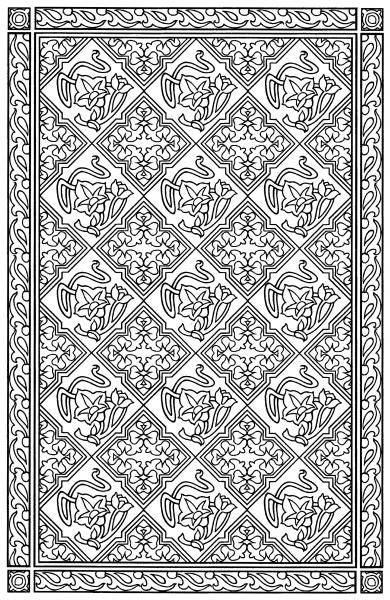 Ковер с орнаментом