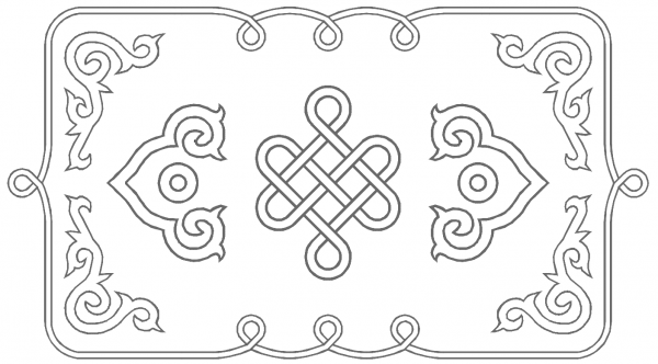 Трафарет ковер