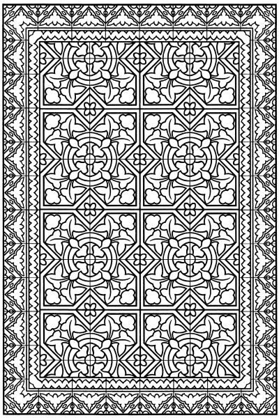 Эскиз ковра