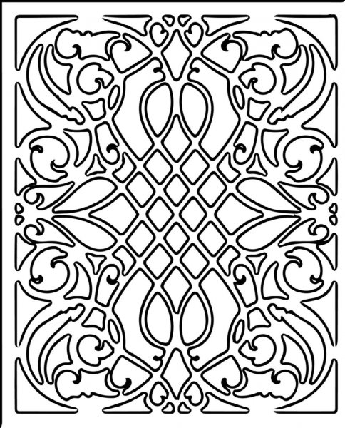 Орнаменты в марокканском стиле трафареты