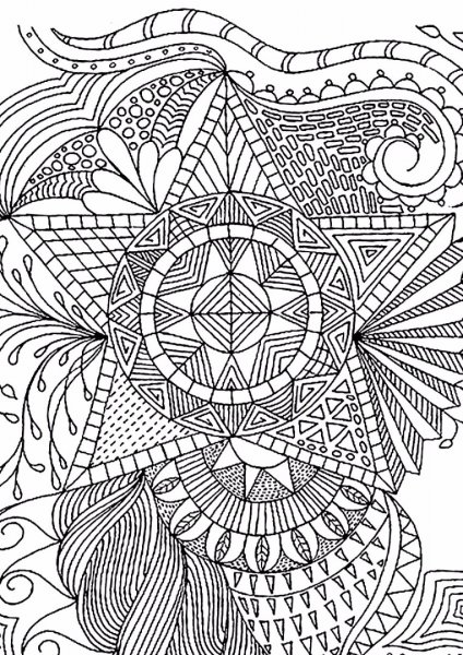 Раскраска антистресов