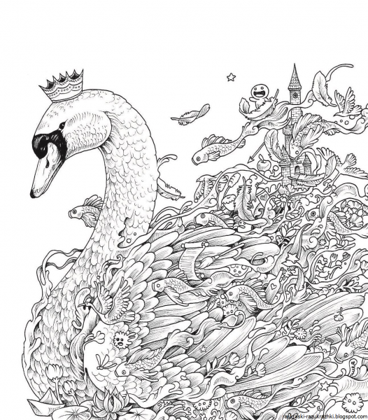 Мандала кот для раскрашивания