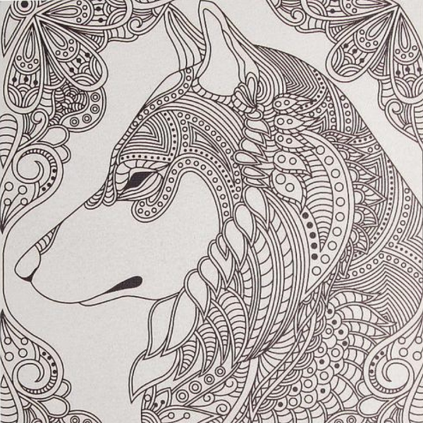 Раскраски сложные