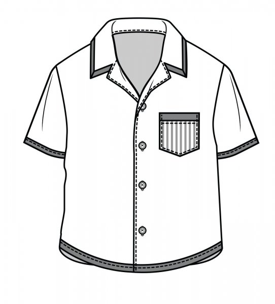 Раскраска одежда рубашка