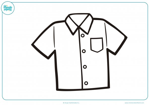 Рубаашкараскраска для детей