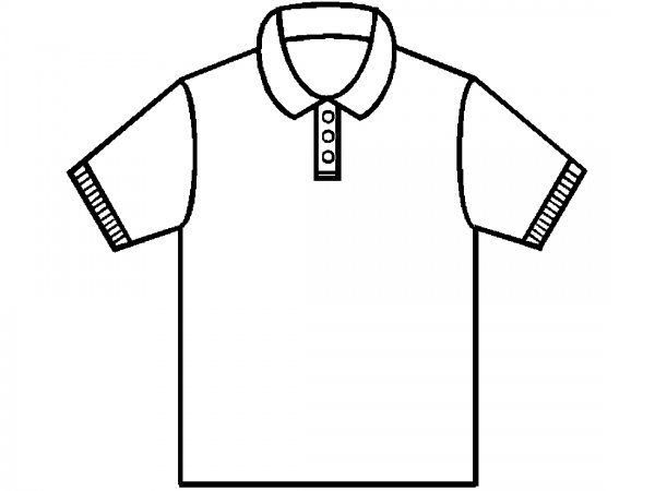 Раскраска одежда для малышей