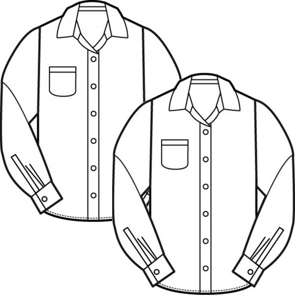 Рубашка рисовать