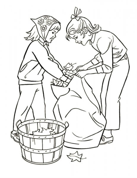 Осенние работы рисунок