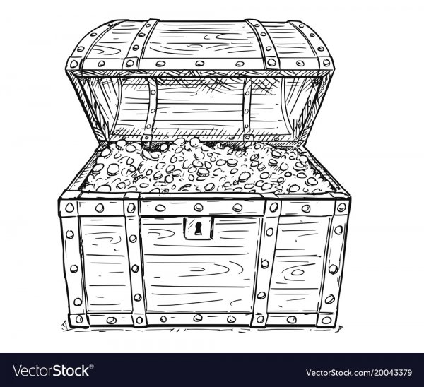 Сундук рисовать