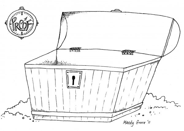 Раскраска сокровищница