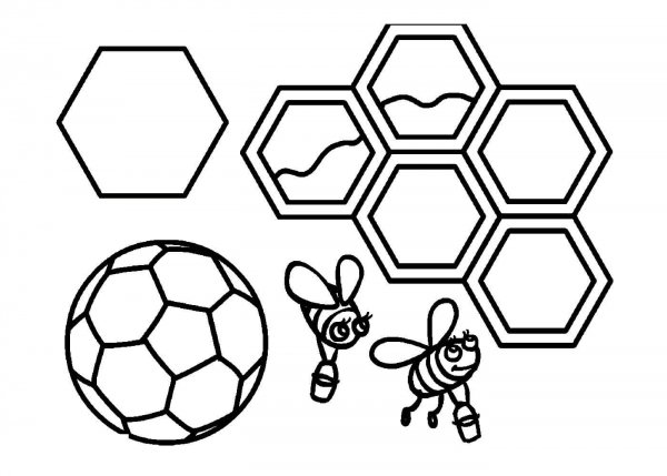 Трафарет соты