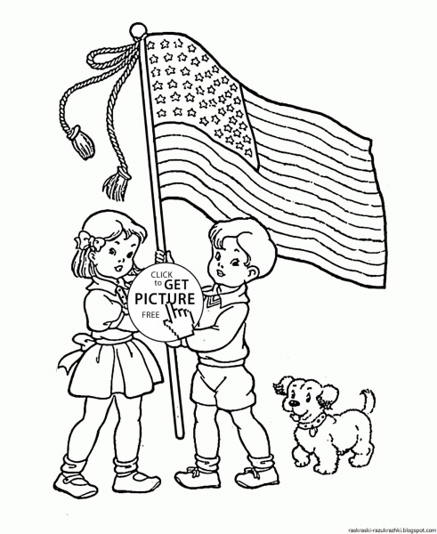 День России раскраска