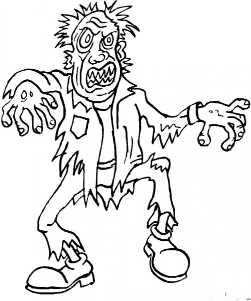 Plants vs. Zombies раскраски Зомбоз