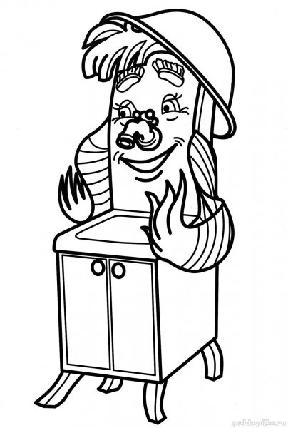 Сказки Чуковского раскраски