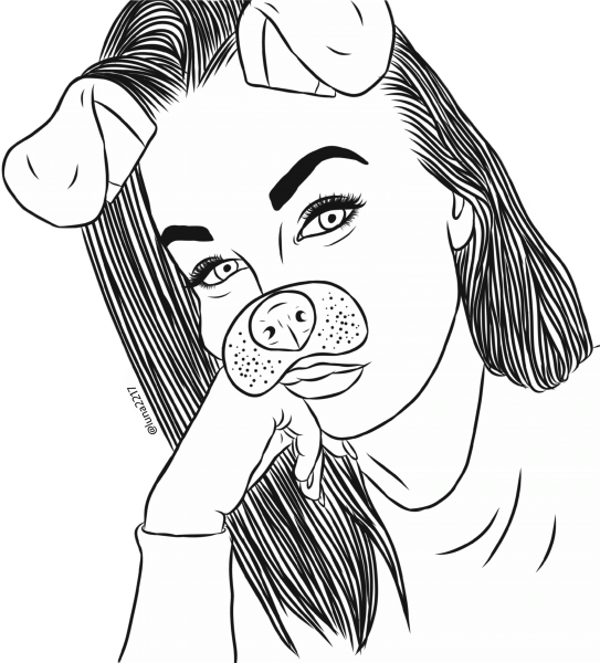 Рисунки девушек