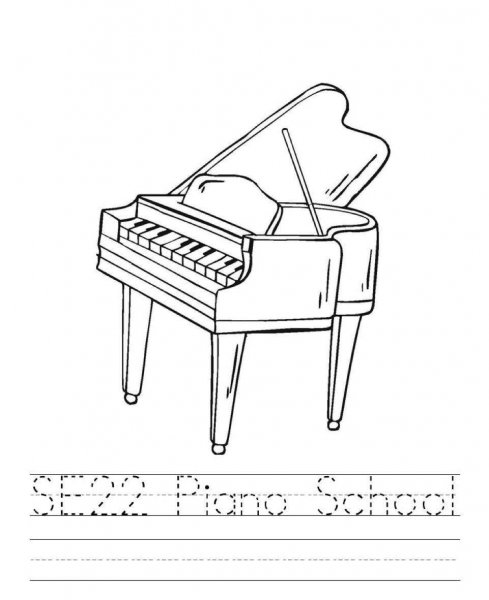 Фортепиано рисунок