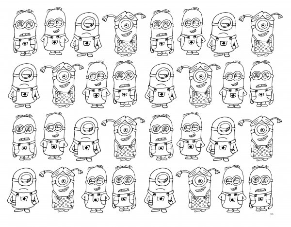 Раскраски Стикеры для ЛД