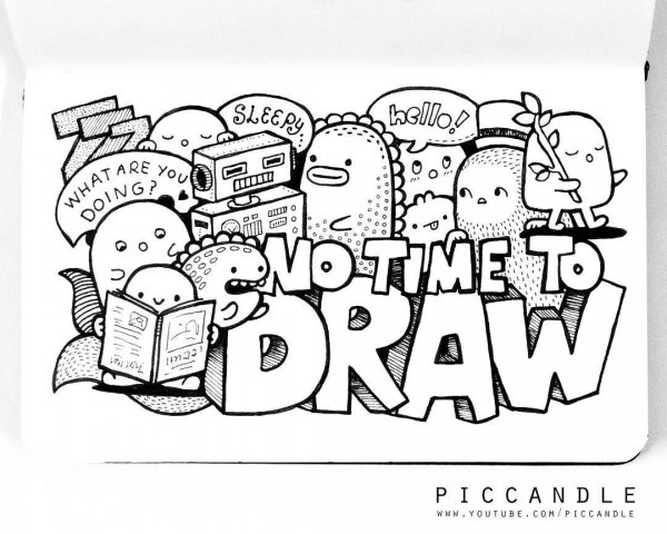 Картинки раскраски для скеч бука