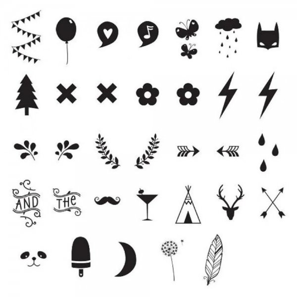 Эскизы маленьких татуировок на руку