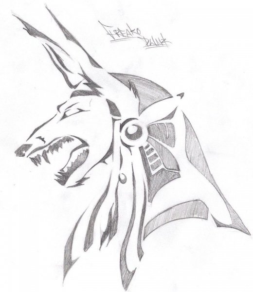 Наброски тату карандашом