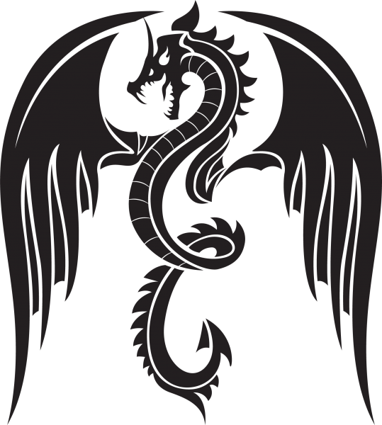 Орнамент дракон