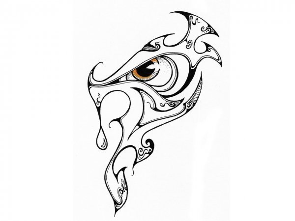 Тату карандашом