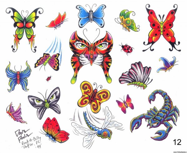 Рисунки для тату для детей